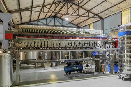 Rum lees filtration: Stainless Steel Coating Membrane Filter Press