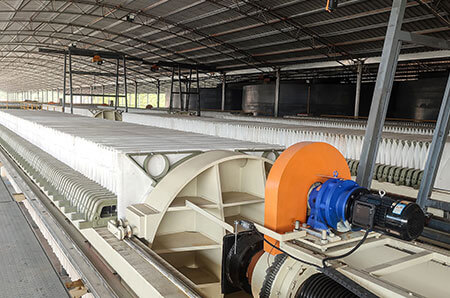 Case of High Pressure Round Plate Filter Press for Kaolin slurry dewatering