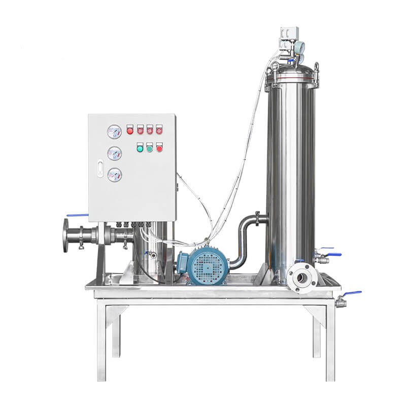 Three-stage filter machine
